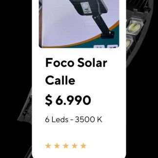 Luz Calle 6leds Chico