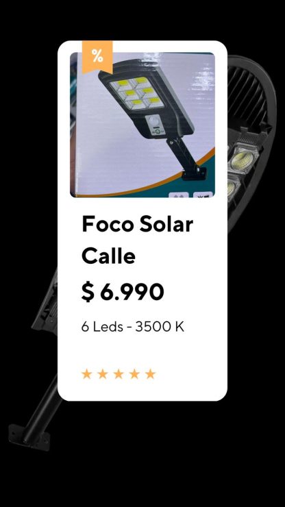 Luz Calle 6leds Chico