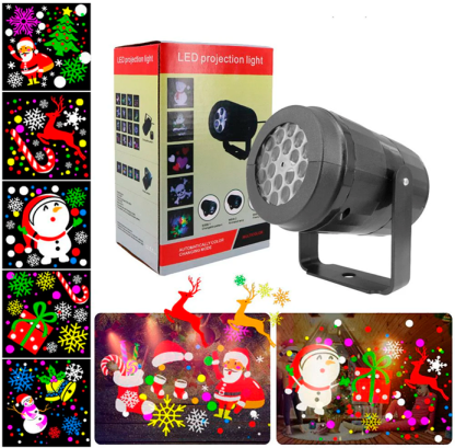Mini Proyector Navideño
