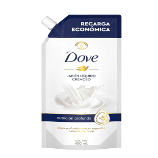 Jabon Dove Liquido 450ml Doypack