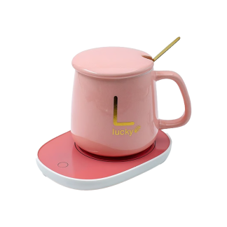 Taza Ceramica con Calentador Electrico