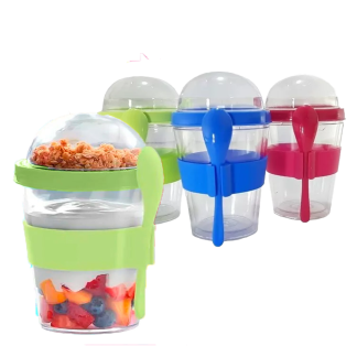 Vaso Yogurt, Cereales y Frutas
