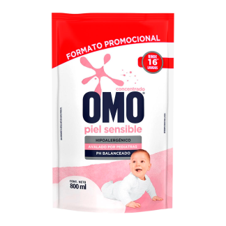 Omo 800ml Piel Delicada
