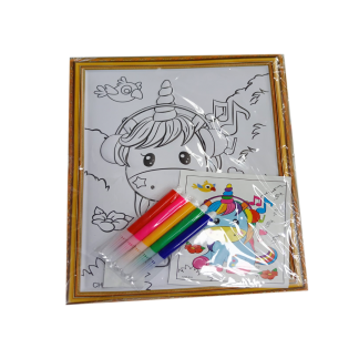 Cuadro para pintar con lapices