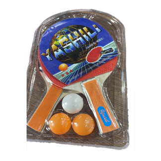 Paletas de Ping Pong con pelotas