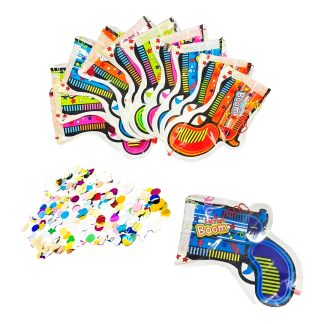 Pistola Confeti Autoinflable