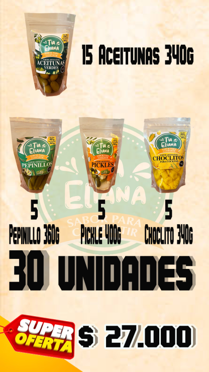 MIX TIA ELIANA 40uds