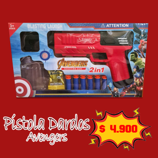 Avengers Pistola Dardos