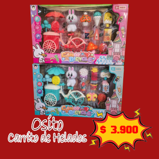 Osito Carrito de Helados